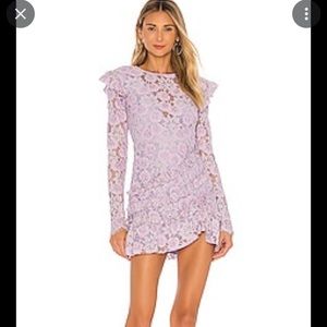 Majorelle Lee Mini Dress in Soft Purple